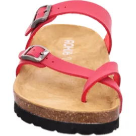 ROHDE Damen Zehentrenner Pantolette Alba 5594, Größe:38 EU, Farbe:Rot