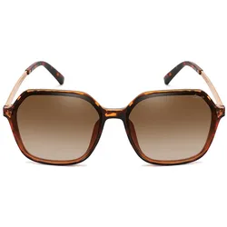 Caresse Brillenmode Sonnenbrille Metall demibraun
