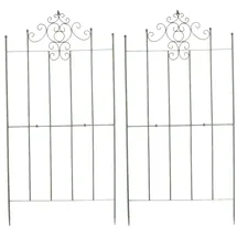 CLP Rankgitter Paula 2er Set 0 x 0 cm Antik-Grün