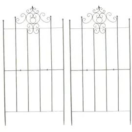 CLP Rankgitter Paula 2er Set 0 x 0 cm Antik-Grün