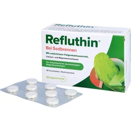 Dr. Willmar Schwabe Refluthin bei Sodbrennen Kautabletten Minze