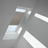 VELUX Wabenplissee Cremegrau 1171, M04 1171KWL (Farbe: - 1171KWL, Farbe Schiene: