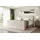 altdecor Boxspringbett 120 x 200 cm H3 Beige/Weiß