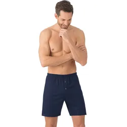 Boxershorts TRIGEMA "TRIGEMA Boxershorts aus 100% Biobaumwolle", Herren, Gr. XXL, blau (navy, c2c), 100% Baumwolle (Bio-Baumwolle kbA), Unterhosen