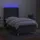 vidaXL Boxspringbett 100 x 200 cm Dunkelgrau
