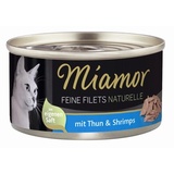 Miamor Feine Filets Naturelle Thunfisch & Shrimps 24 x 80 g