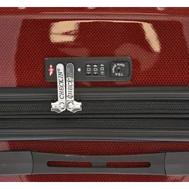 check.in London 2.0 Koffer-Set 3-tlg. carbon/rot