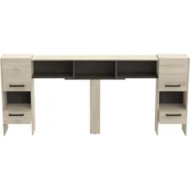 Demeyere Bettschubkasten DEMEYERE GROUP "Meubles Watson", braun (kronberg eiche waterford), B:239,9cm H:95cm T:36,3cm, Spanplatte, Schubladen, Bettschubkasten, Schubladenfronten Bettschubkastenelement