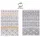 jimri Fashion4Home Teppich Läufer - Tepiche für Wohnzimmer, Schlafzimmer, Küche, Kinderzimmer, Badezimmer - Boho Kelim - Läufer Flur, Ceramic-Hellgrau-Gold, Größe: 120x170 cm