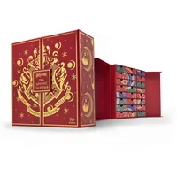 New English Teas Harry Potter Adventskalender 2024, Countdown bis Weihnachten, 24 Teeschubladen mit 4 x 24 Schnur & Etikett Teebeutel (insgesamt 96 Teebeutel)