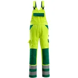 Mascot Barras Latzhose 90C46 gelb/grün