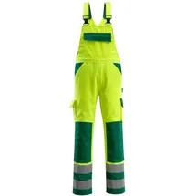 Mascot Barras Latzhose 90C46 gelb/grün