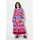 Angel Of Style by Happy Size Jerseykleid Maxikleid Batikprint Rot 50