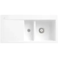 Villeroy & Boch Subway 60 flat rechts weiß alpin + Handbetätigung