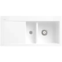 Villeroy & Boch Subway 60 flat rechts weiß alpin + Handbetätigung