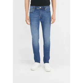 JACK & JONES Slim-fit-Jeans »JJIGLENN mit Used-Look und Stretchkomfort« Abriebeffekte, modisch, slim fit, Baumwollmischung Gr. 30 Länge 32, blue denim, , 64977157-30 Länge 32