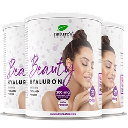 Nature's Finest Beauty Hyaluron - Hyaluronsäure mit kollagen 3x150 g