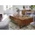 MASSIVMOEBEL24.DE Couchtisch Mosayk Beige Akazie 120 x 70 x 40 cm