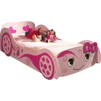 Autobett Kalotina 213x101x68 Kinderbett Spielbett MDF Rosa - Rosa