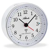 Atlanta Funkwecker ohne Ticken mit Licht Snooze Crescendo Alarmanzeige Analog - 1868/0