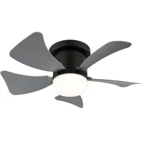 GLOBO Deckenventilator HINES (DH 40.60x13 cm) - schwarz -