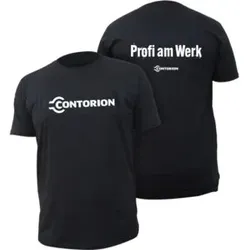 Contorion T-Shirt schwarz "Profi am Werk" S