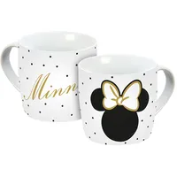 Geda Labels Tasse Minnie Kopf mit Schleife Fakegold 300ml