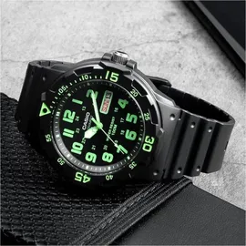 Casio Uni Uhr Casio MRW-200H-3B - Schwarz/Grün