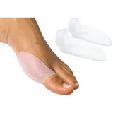 medosan Hallux Valgus | Hallux-Schutz | 2er-Set | Sparpackung | links & rechts | weiches Gel | Universalgröße