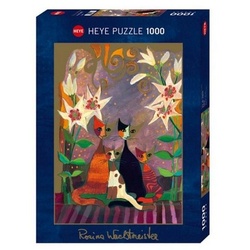 HEYE Puzzle 298197 – Lilien – Rosina Wachtmeister, 1000 Teile, 50.0…, 1000 Puzzleteile bunt