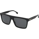 HUGO BOSS Boss 1440/S Herren-Sonnenbrille Vollrand Quadratisch Acetat-Gestell, Schwarz