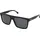 HUGO BOSS Boss 1440/S Herren-Sonnenbrille Vollrand Quadratisch Acetat-Gestell, Schwarz
