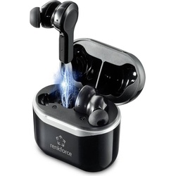 Renkforce Bluetooth In Ear Kopfhörer (ANC, 4 h, Kabellos), Kopfhörer, Schwarz