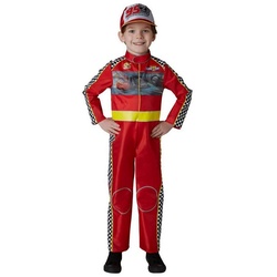 Rubie ́s Kostüm Cars Lightning McQueen Kinderkostüm, Rennfahrerkostüm im bekannten ‚Cars‘-Look rot 122-128