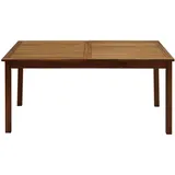 miliboo Gartentisch Ausziehbar 160-210 x 0 x 0 cm Massivholz