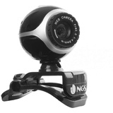 NGS Webcam MP USB 2.0 Schwarz, Silber