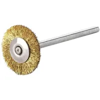 Lessmann Miniatur-Rundbürste Messingdraht 0,10 mm, Bürsten-⌀xBürstenbreite: 22X2 mm