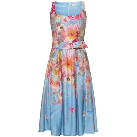 Vera Mont Cocktailkleid Blumenprint Blau 42