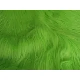 CRS Fur Fabrics 8800201522507 Long Pile Fun Faux Fur Fabric Material Lime Green, 1Mtr-150cmx100cm Langfloriger Kunstpelzstoff, 1 m, 150 x 100 cm, Lindgrün, Acryl, 150 cm