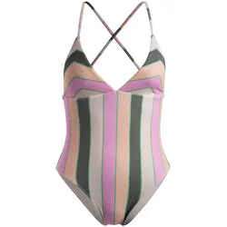 Roxy Badeanzug »Vista Stripe« Roxy Agave Green Very Vista Stripe M