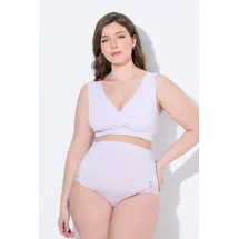 Ulla Popken Bustier Bellieva-Still-Bustier Spitzenkante Biobaumwolle Schwangerschaft rosa 46/48