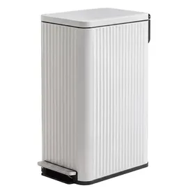 Songmics Mülleimer Küche 50 l Weiß