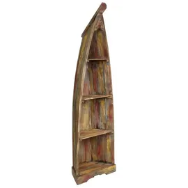 Oriental-Galerie Regal in Bootsform mit Steg ca. 200 cm Multicolor, Groß
