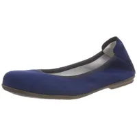 Däumling Hadia Ballerinas, Blau (Capretto Tiefsee 46), 37 EU