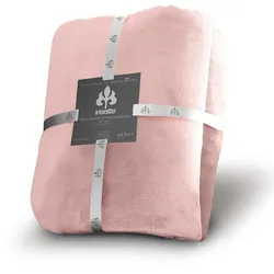 Wohndecke IRISETTE "Relax 8900", rosa (rose), B:150cm L:200cm, Wohndecken, kuschelig weich und pflegeleicht