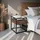 Tectake Preston Braun Holz 43 x 45 x 54,5 cm