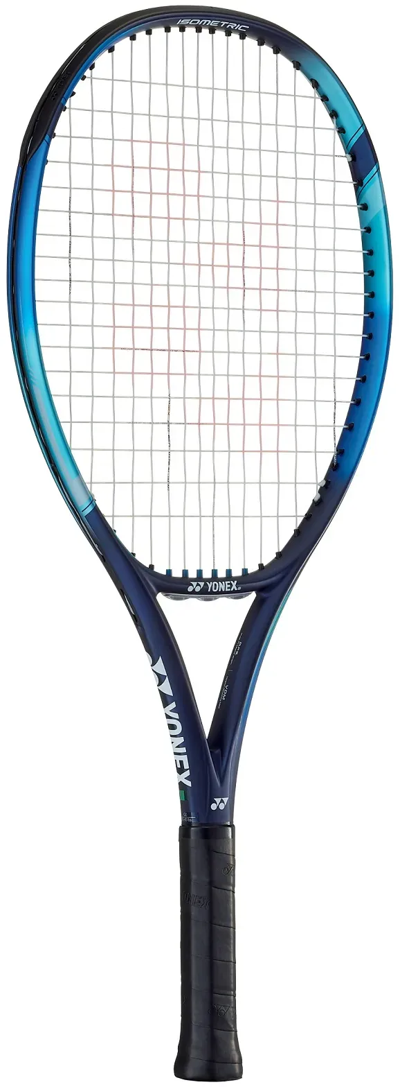 Yonex Kinder-Tennisschläger Ezone JR 25in (9-12 Jahre) himmelblau - besaitet -