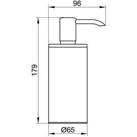 Keuco Plan Seifenspender 250 ml Verchromt