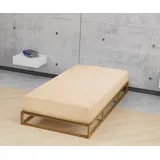 biberna Spannbettlaken 0002744 Feinbiber 180 x 200 - 200 x 200 cm beige
