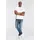 delmao Stretch-Jeans ""Reed"", Herren, Gr. 38, Länge 32, blau (blau used), Obermaterial: 82% Baumwolle, 16% Polyester, 2% Elasthan, Basic, normal lang, Jeans, gerader Beinschnitt, Used-Look-Waschung, niedrige Leibhöhe